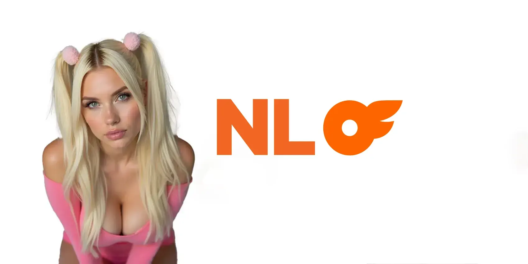 Nederlandse OnlyFans-model met een opvallend decolleté en bimbo-stijl.